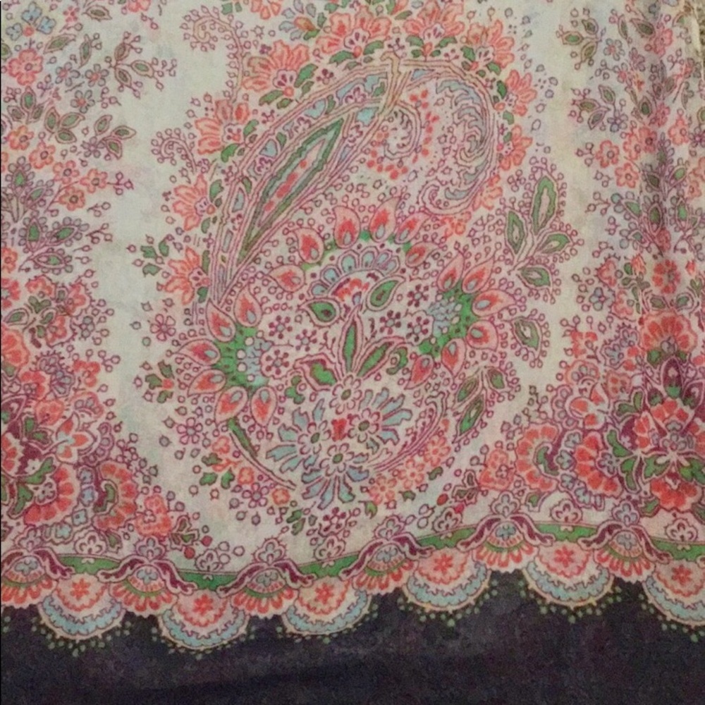 J Crew paisley scarf
